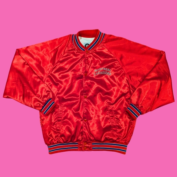 Vintage Montreal Canadiens 1990 Jacket, Size L - Picture 2 of 7